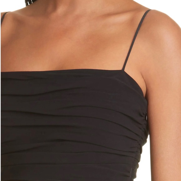 Cinq à Sept Vance Ruched Minidress in Black - Picture 4 of 13